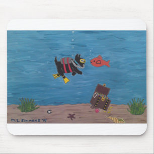 SCUBA SCOTTIE MOUSE MAT