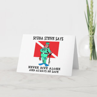SCUBA Steve Card