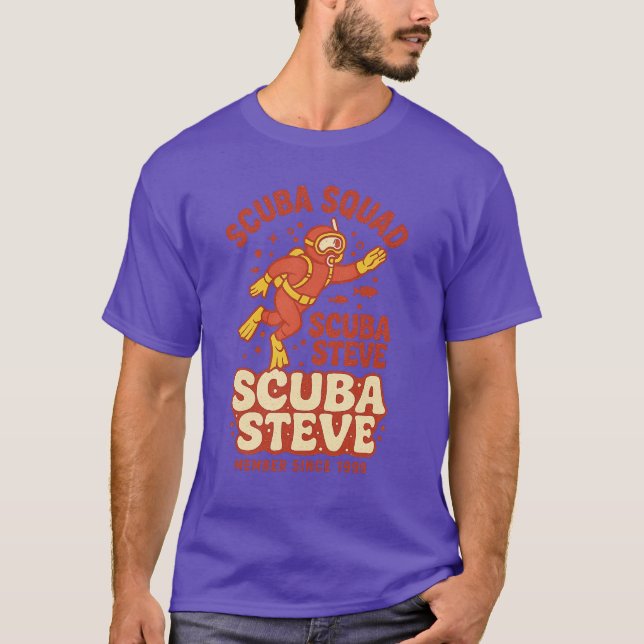 Scuba Steve Scuba Squad T-Shirt (Front)
