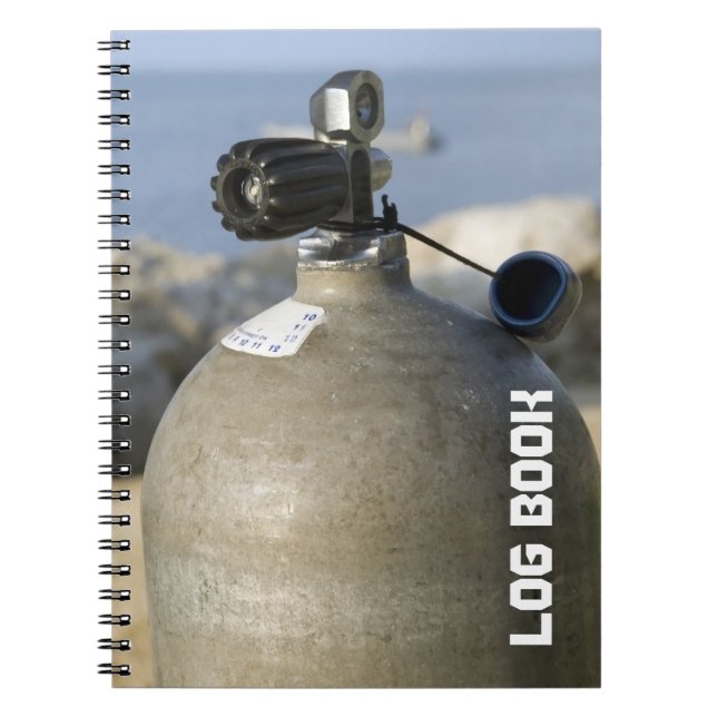 Scuba Tank Dive Log Book (Front)