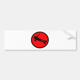 SCUBA THE AMAZED BUMPER STICKER