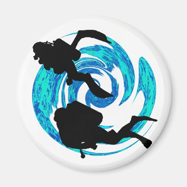 SCUBA THE HORIZON MAGNET (Front)