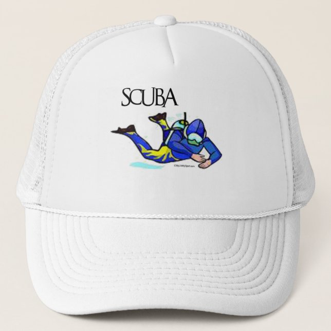 scuba trucker hat (Front)