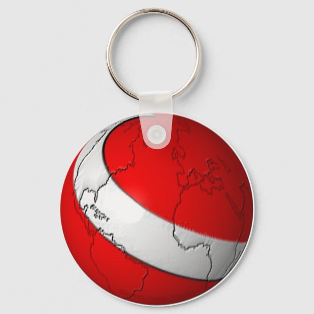Scuba World Key Ring (Front)