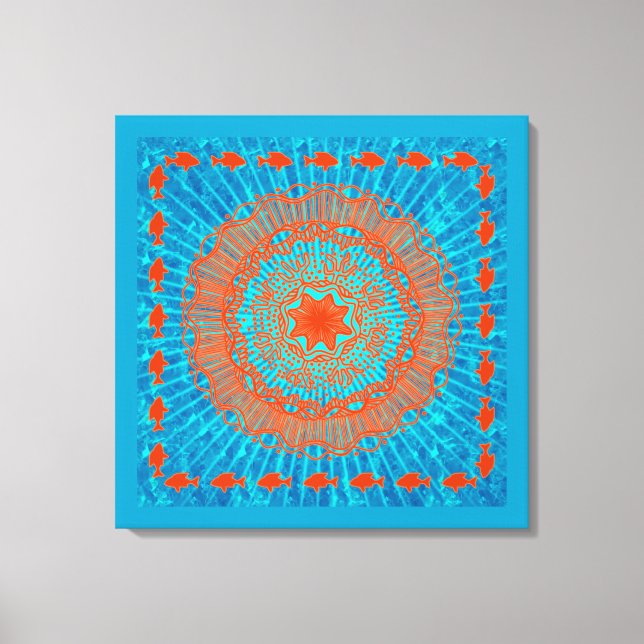 Scuba - Wrapped Canvas (Front)