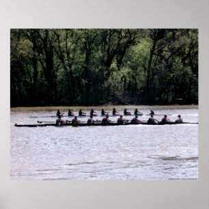 Scullers on the Potomac Poster