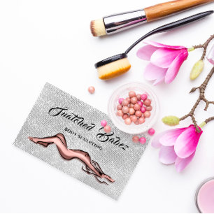 Sculpt Your Brand with Body Sculpting Beauty Care Business Card