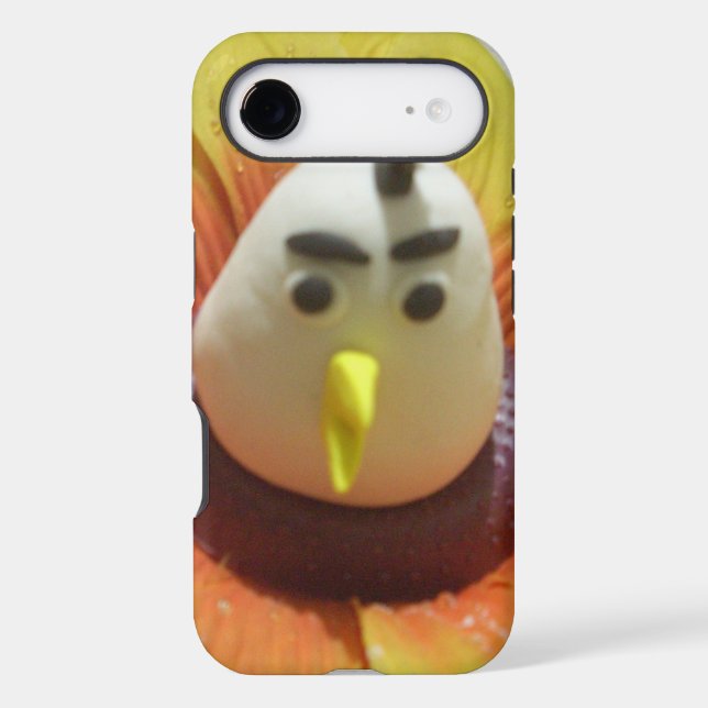 Sculpted Bird in Sunflower Art Print (Back)