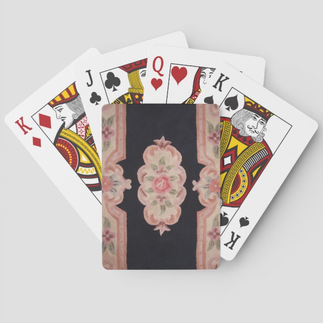 Sculpted Floral Playing Cards (Back)