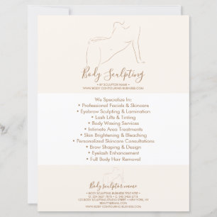 Sculpting Beauty Massage Body Contouring Brochure