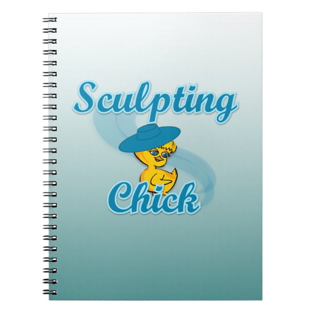 Sculpting Chick #3 Notebook (Front)
