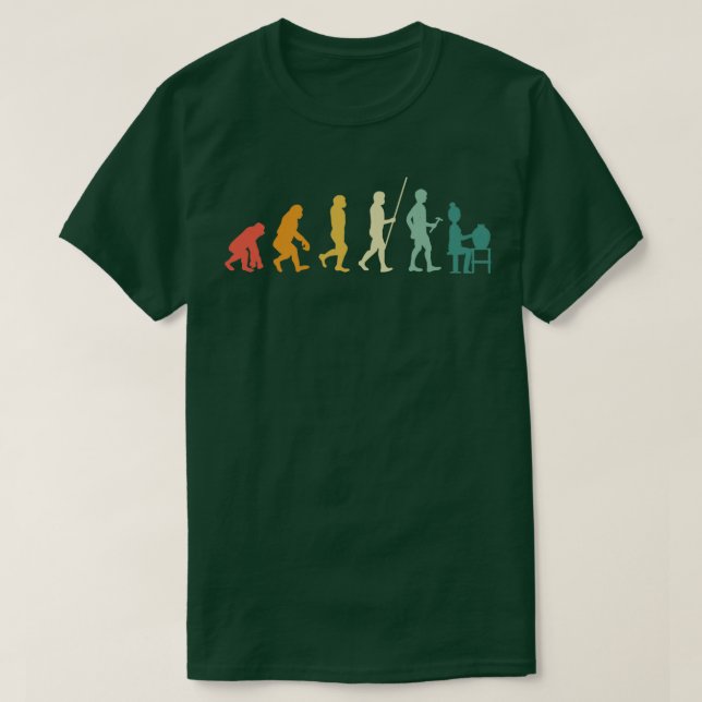 Sculpting Clay Earthenware Handmade Pottery Evolut T-Shirt (Design Front)