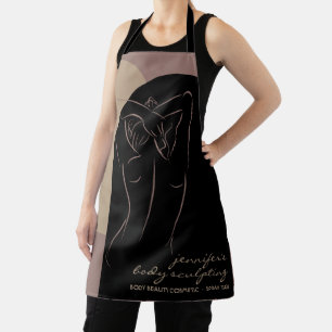 Sculpting Contouring Spray Tan Salon Girl Body Apron