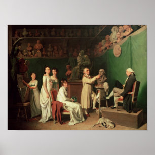 Sculpting the Bust of Pierre Marquis de Poster