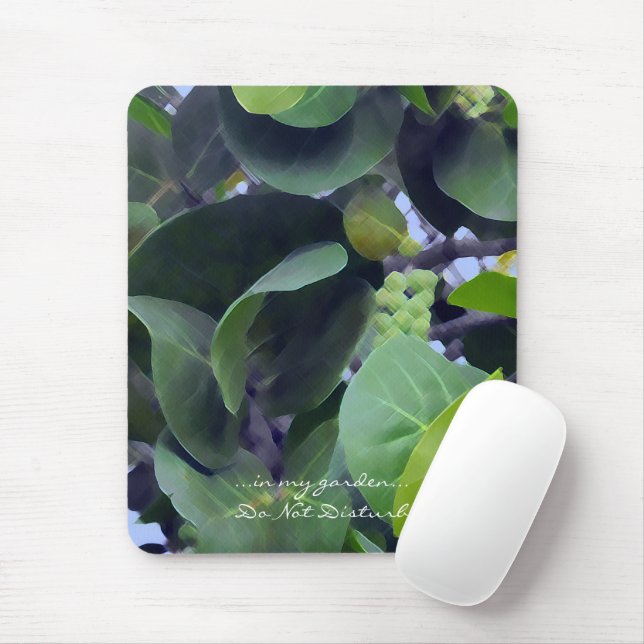 Sculptural Leaves Mouse Mat (With Mouse)