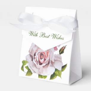 Sculptural Roses on a Favour Box