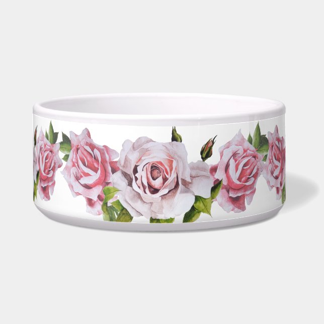 Sculptural Roses on a Salad Bowl (Front)