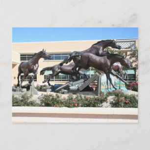 Sculpture at George Bush Library Postcard