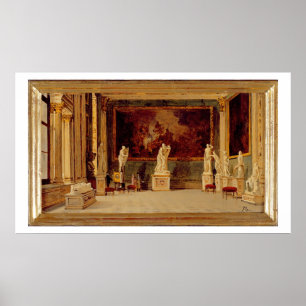 Sculpture Gallery at the Pitti Palace, Florence (o Poster