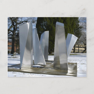 Sculpture in the Snow Postcard