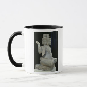 Sculpture of Brahma with four faces Mug