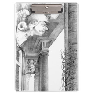 Sculpture of Burgscheidungen castle Pencil Art Clipboard