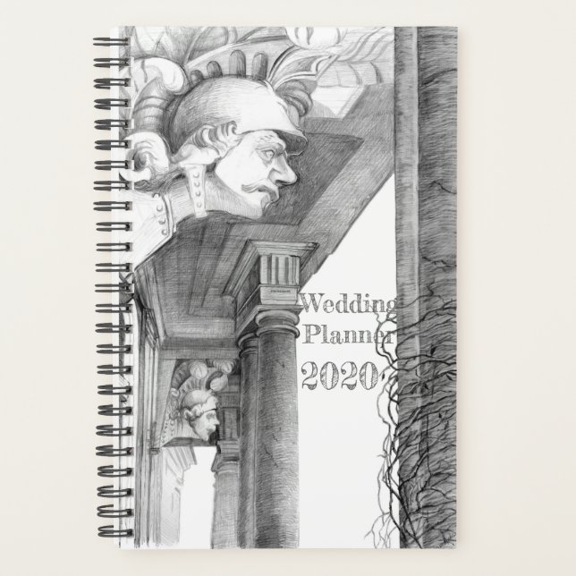 Sculpture of Burgscheidungen castle  Pencil Art Planner (Front)