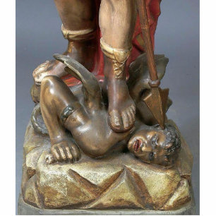 Sculpture St. Michael Standing Photo Sculpture