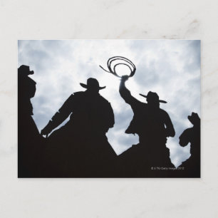 sculpture that welcomes you to Dodge City Kansas Postcard