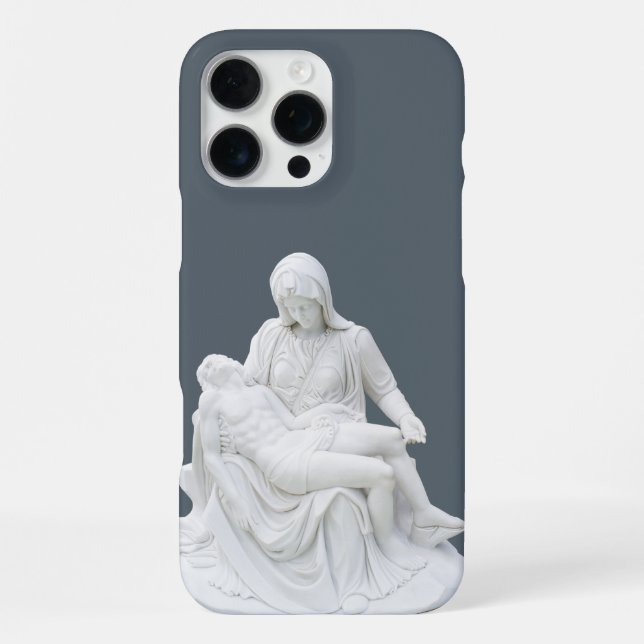Sculptured Pieta iPhone Case (Back)