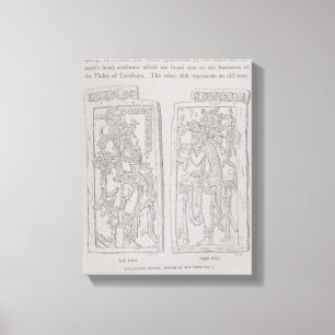 Sculptured Stones from the 'Temple of the Canvas Print