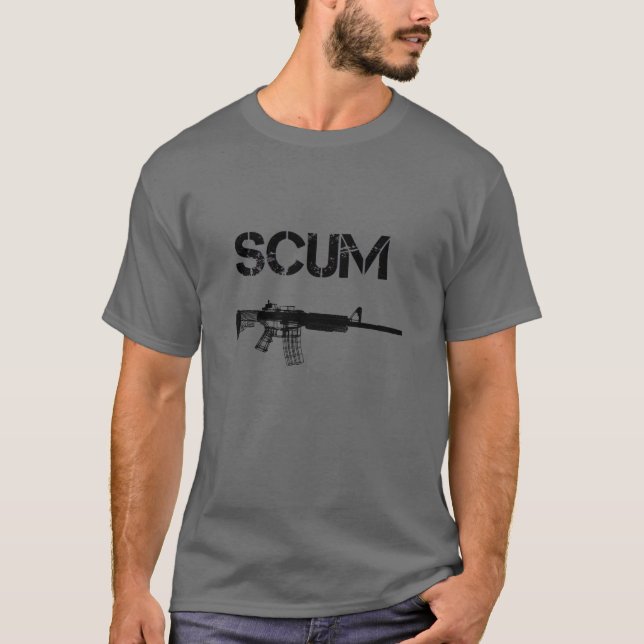 scum game m416 gift boy T-Shirt (Front)