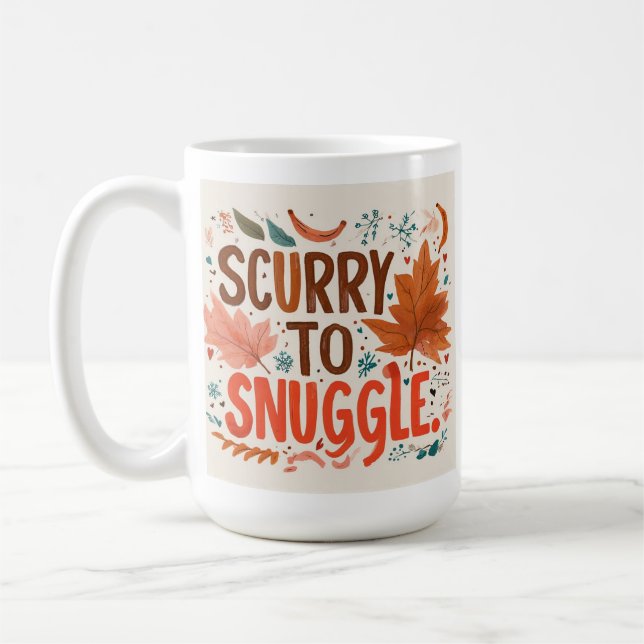  "Scurry to Snuggle Coffee Mug (Left)