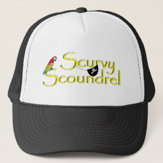 Scurvy Scoundrel Pirate Trucker Hat