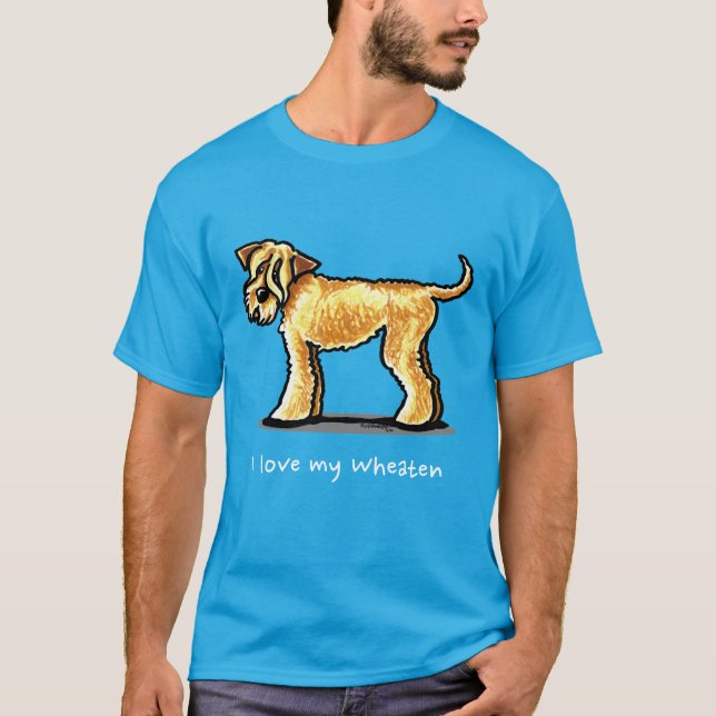 SCWT Wheaten Terrier Full Personalised T-Shirt (Front)