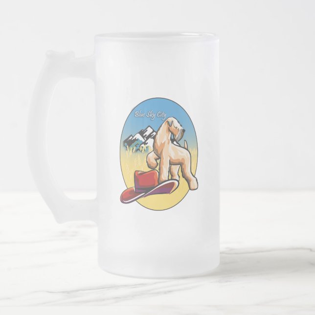 SCWTAC National Specialty 2025 Frosted Glass Beer Mug (Left)