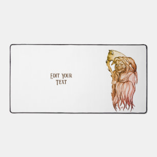 Scythe man - The Death , Grim reaper Desk Mat