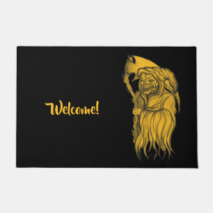 Scythe man - The Death , Grim reaper Doormat