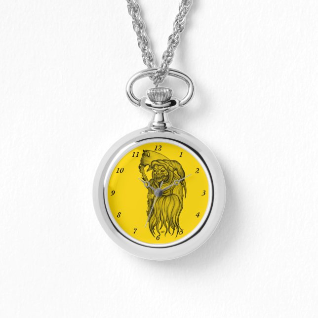 Scythe man - The Death , Grim reaper Watch (Front)