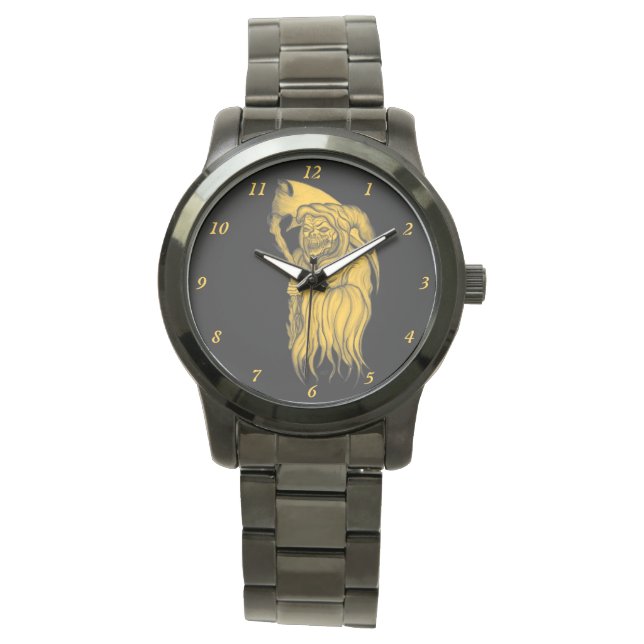 Scythe man - The Death , Grim reaper Watch (Front)