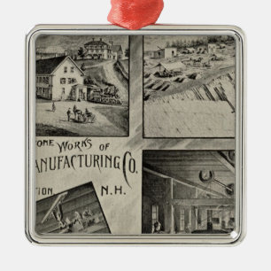 Scythestone works, Pike Manufacturing Co Metal Tree Decoration