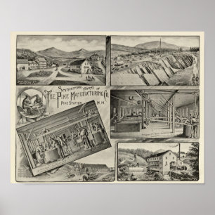 Scythestone works, Pike Manufacturing Co Poster