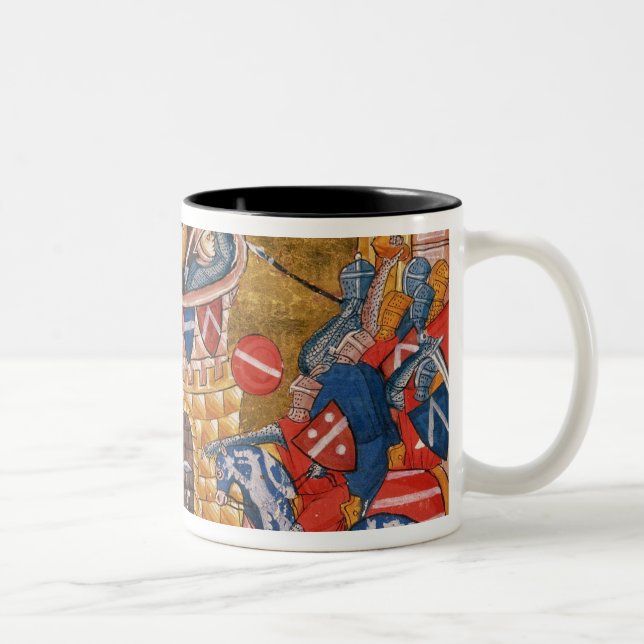 Scythian women besieging their enemies Two-Tone coffee mug (Right)