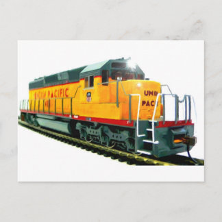 SD-40 Locomotive Postcard