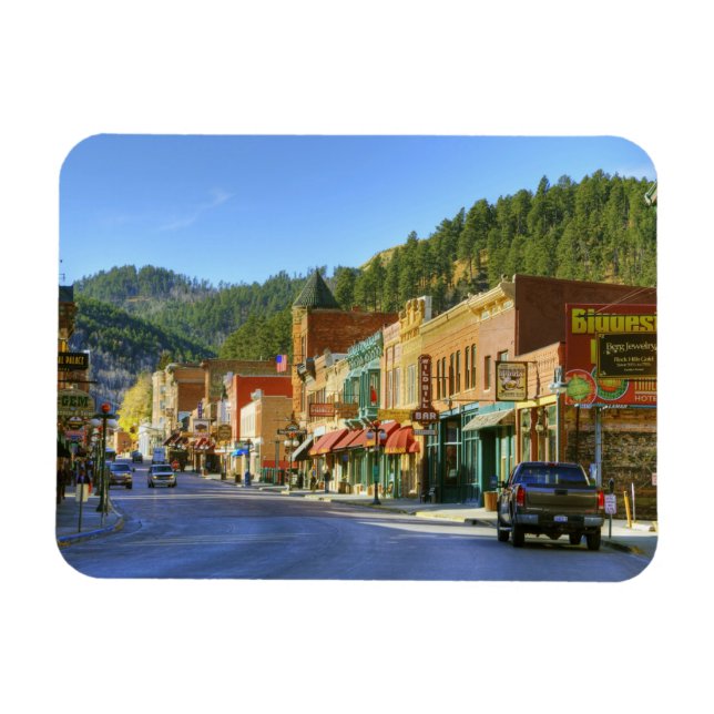 SD, Deadwood, Historic Gold Mining town Magnet (Horizontal)