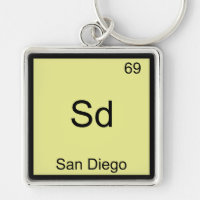 Sd - San Diego Funny Element Chemistry Symbol Tee