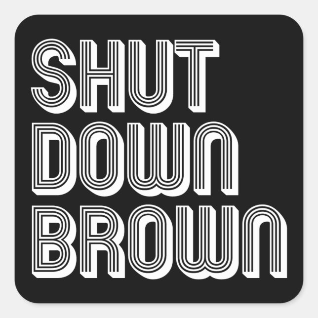 SDB Square Sticker (Front)