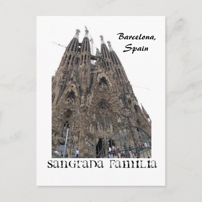 SDC10239, Sangrada Familia, Barcelona, Spain Postcard (Front)