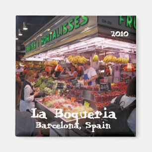 SDC10299, La Boqueria, Barcelona, Spain, 2010 Magnet