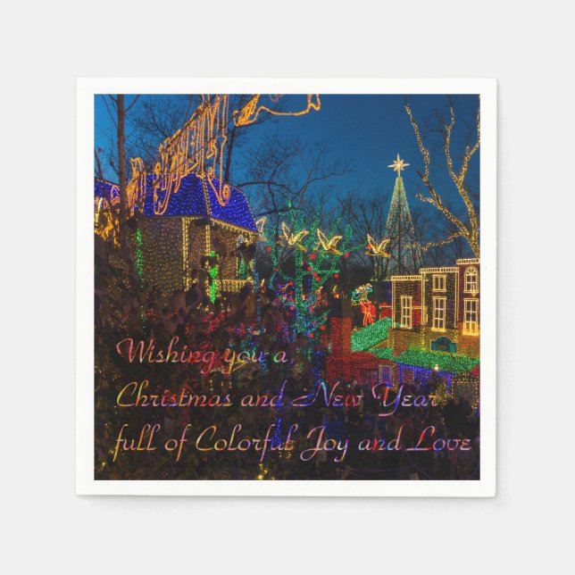 SDC Christmas Midtown Greetings Napkin (Front)